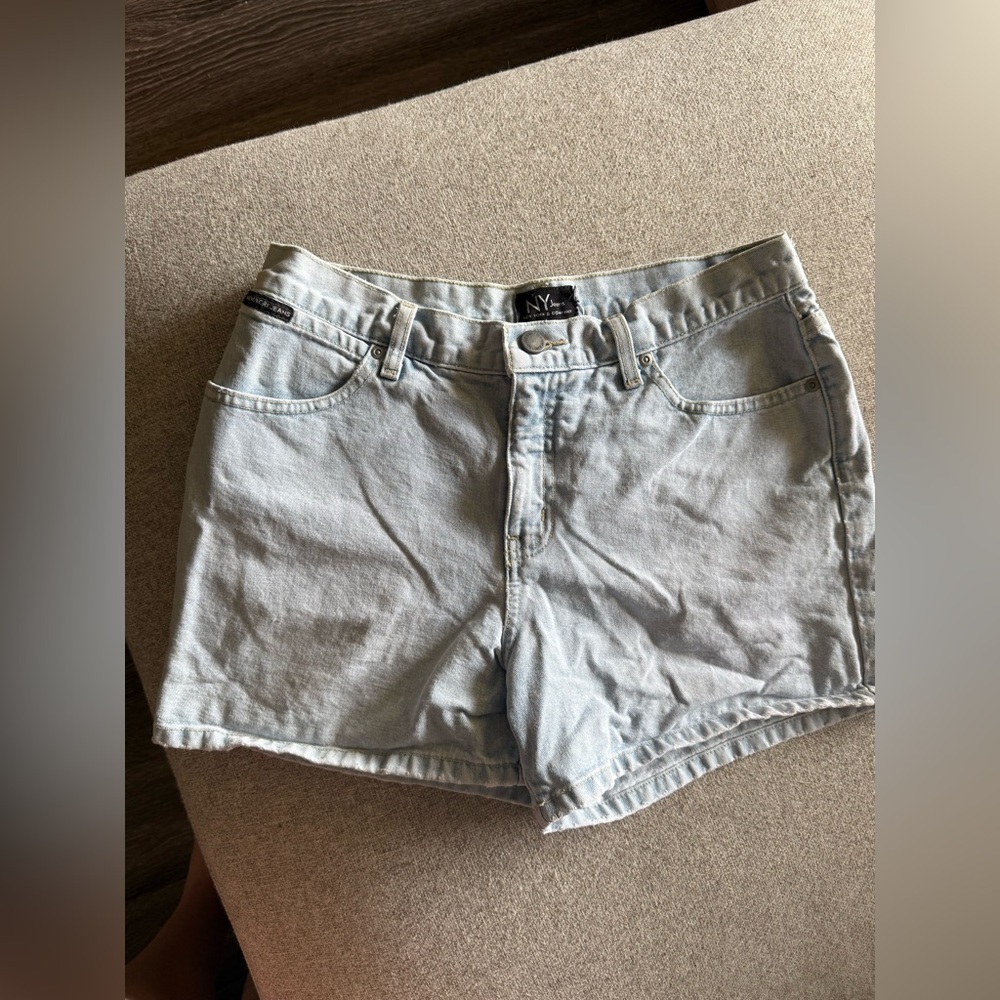 NY&Company Women's 100% Cotton Blue Jean Shorts